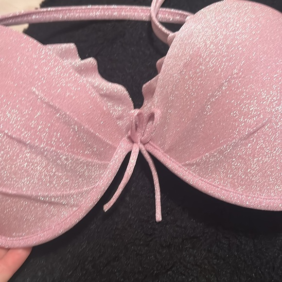 Brand New Victoria Secret Pink Shimmer Bikini Top - Picture 7 of 7